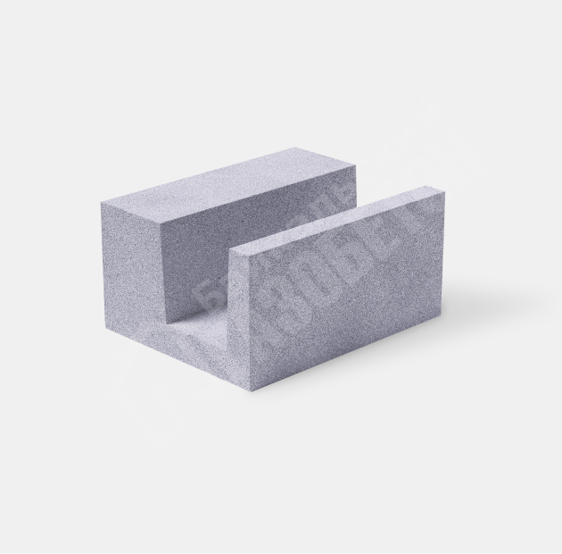 картинка U-Блок автоклавного газобетона U4, (Краслэнд) 